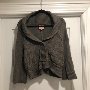 Y2K Juicy Couture cropped sweater Cottagecore cashmere blend